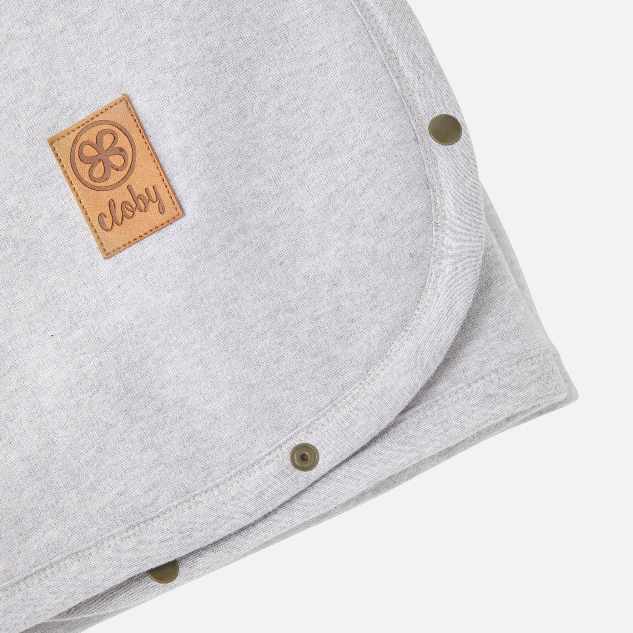 Details Cloby's Teddy deken in grijs