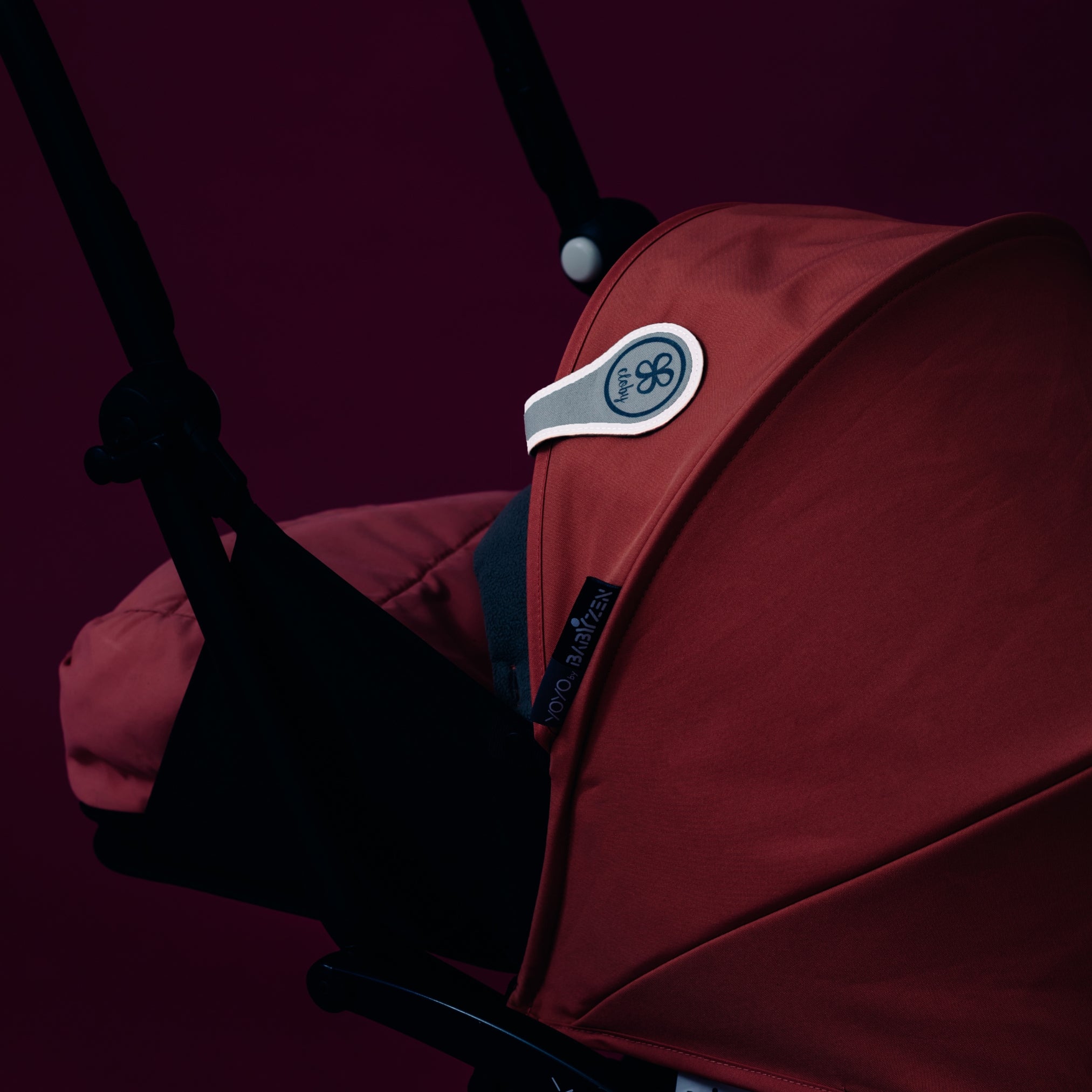 Reflecterende clips op kinderwagen - Cloby