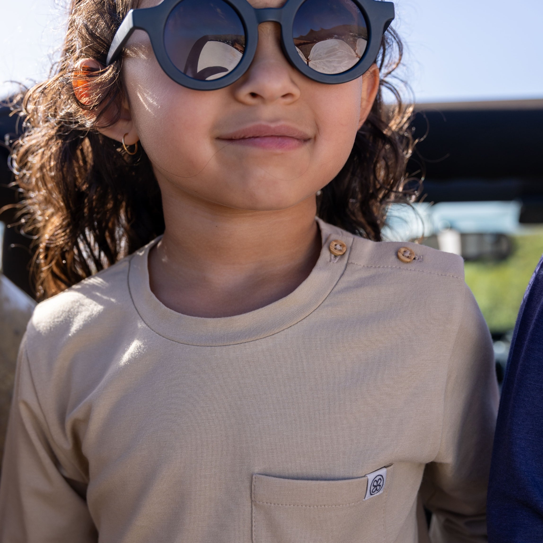 T-shirt à manches longues en Sandy Beach – UPF 50+