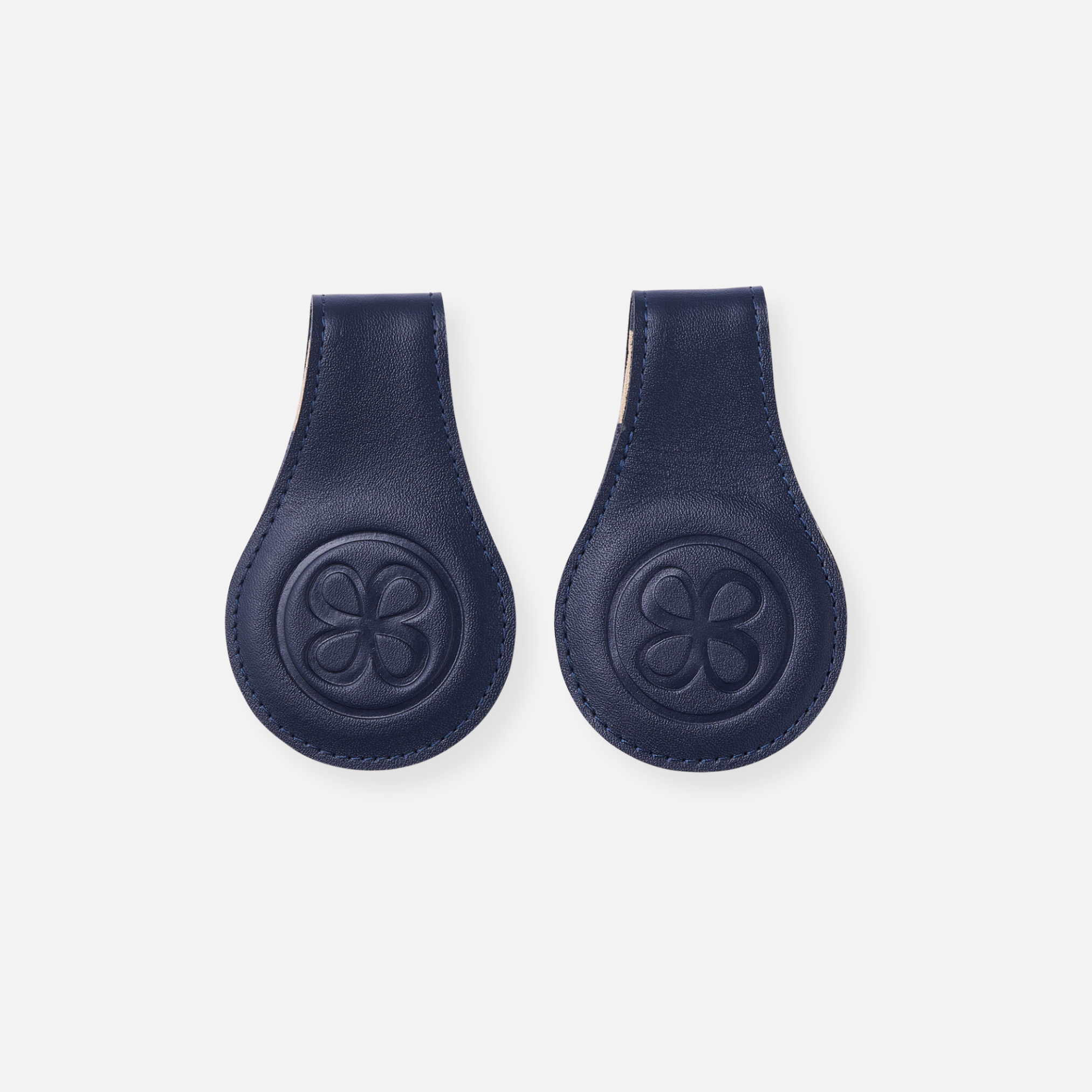 Magnetclips – Navy (Leder)