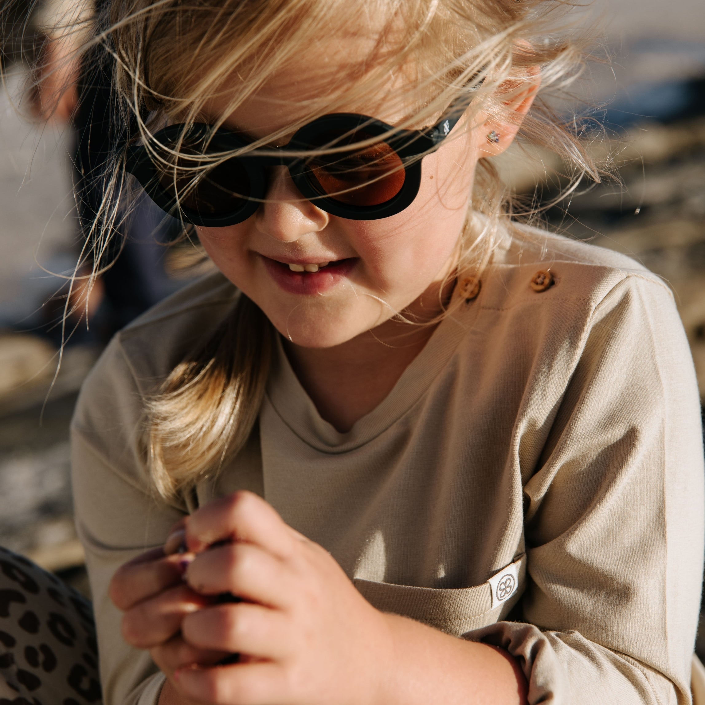 T-shirt à manches longues en Sandy Beach – UPF 50+