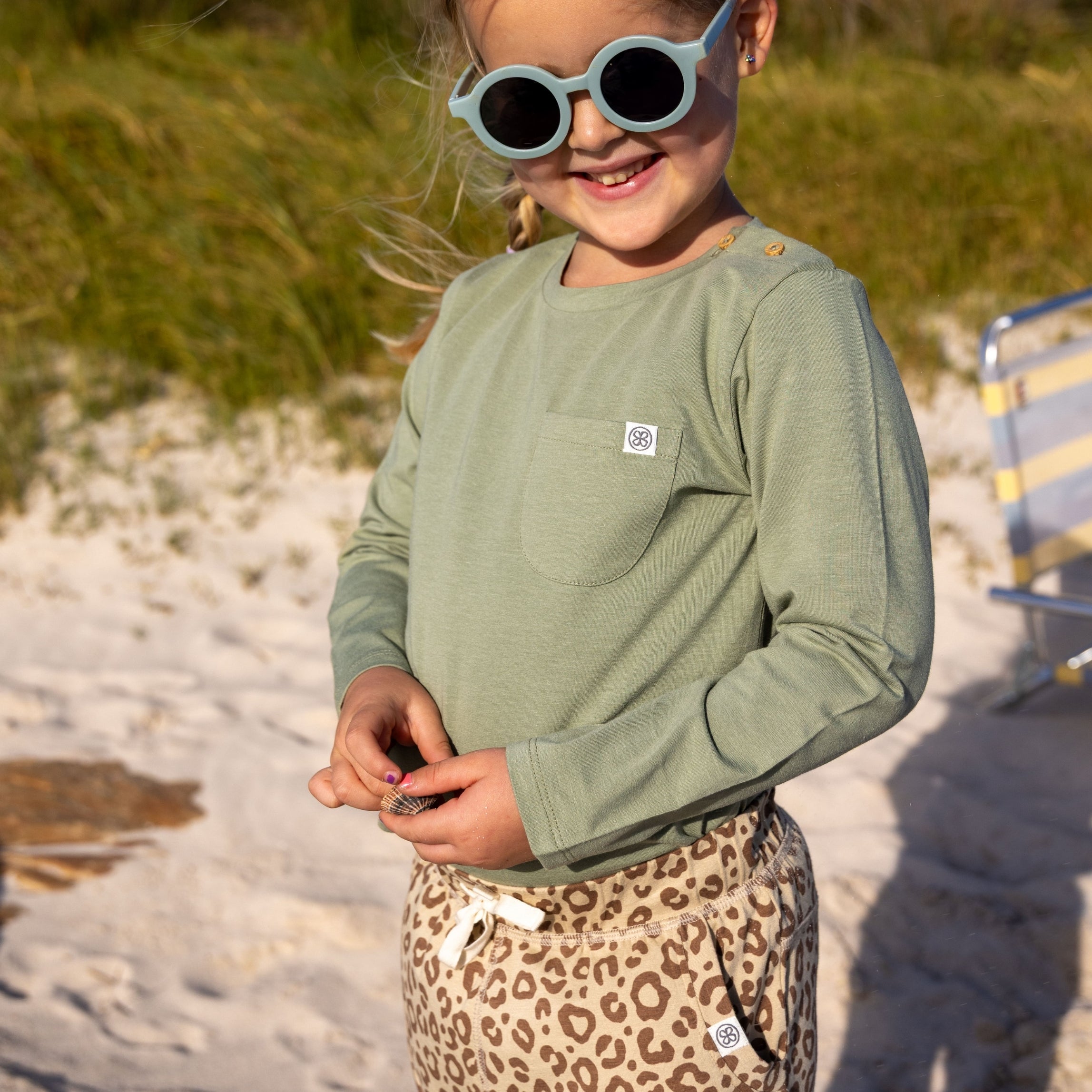 Longsleeve in Olive Green – UPF 50+