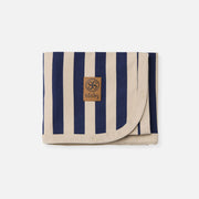 Couverture UV en Navy/Sandy Stripe – UPF 50+
